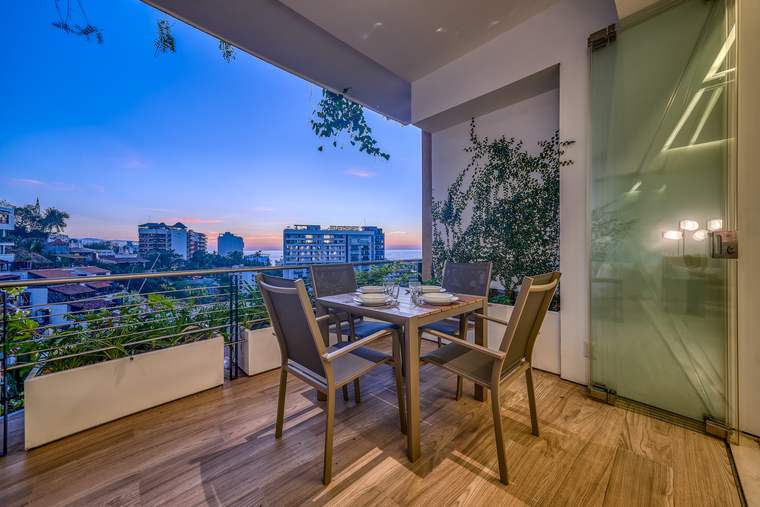 Evening on the terrace