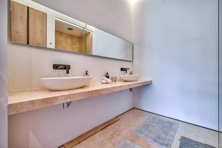 Double-vanity bathroom